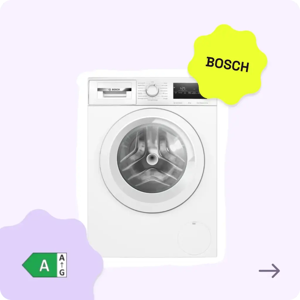 Lave-Linge frontal 8kg Bosch (Abonnement)