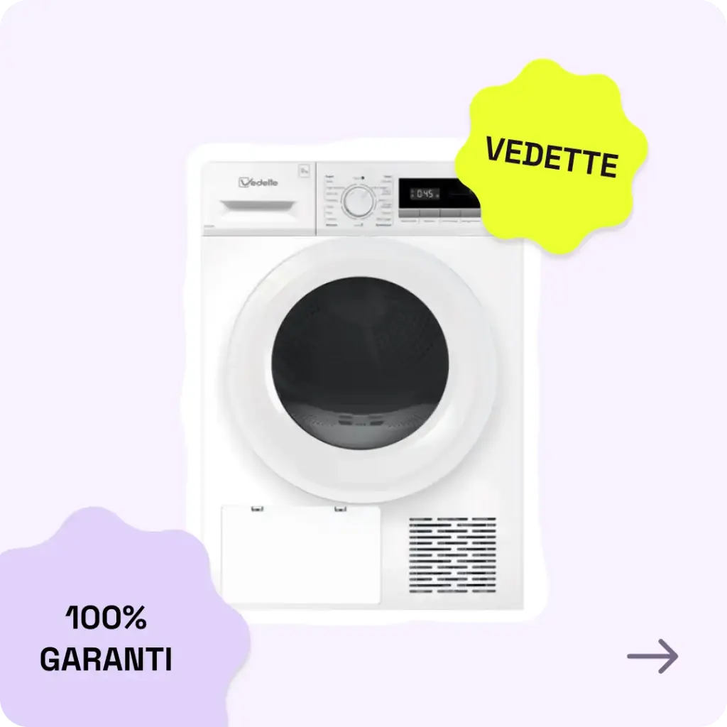 Sèche Linge 8kg Vedette (Abonnement)