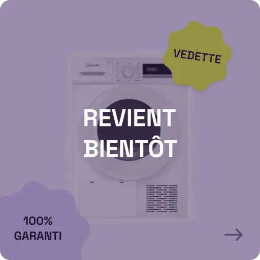 Sèche Linge 8kg Vedette (Abonnement)