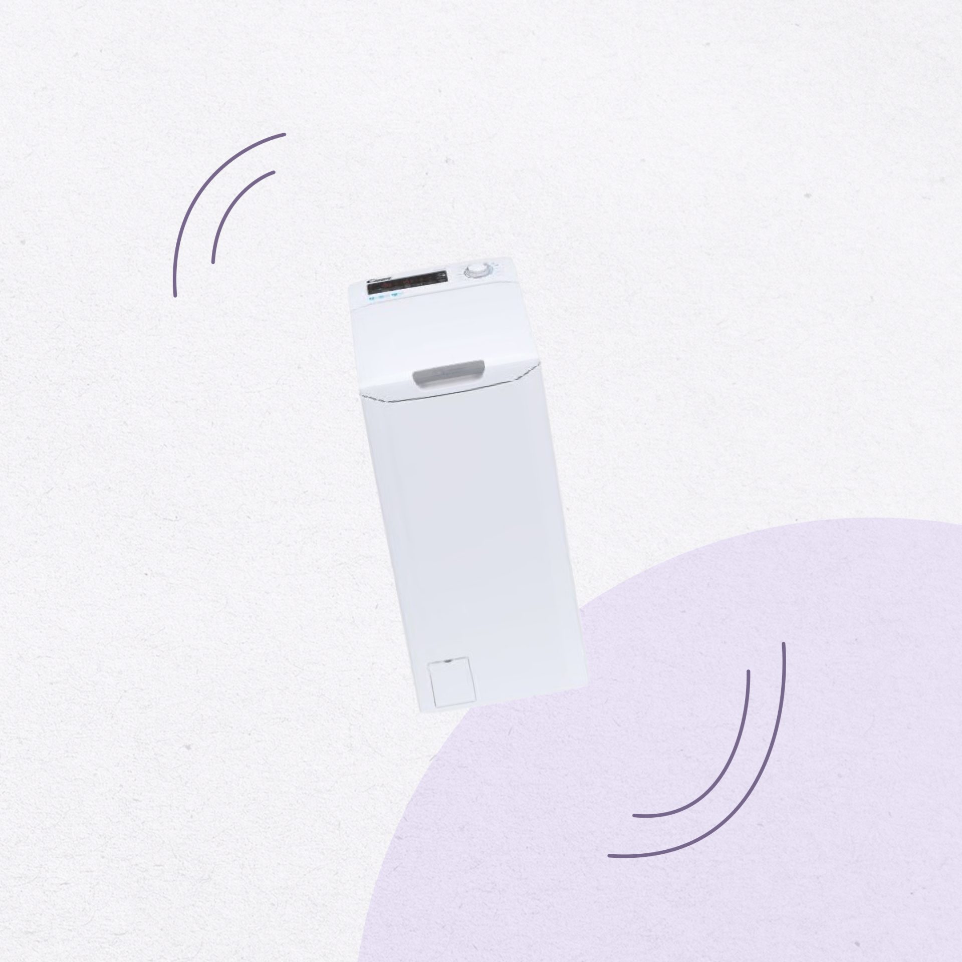 Lave-linge Top 6 kg Candy CSTSG26TMVE/1-47