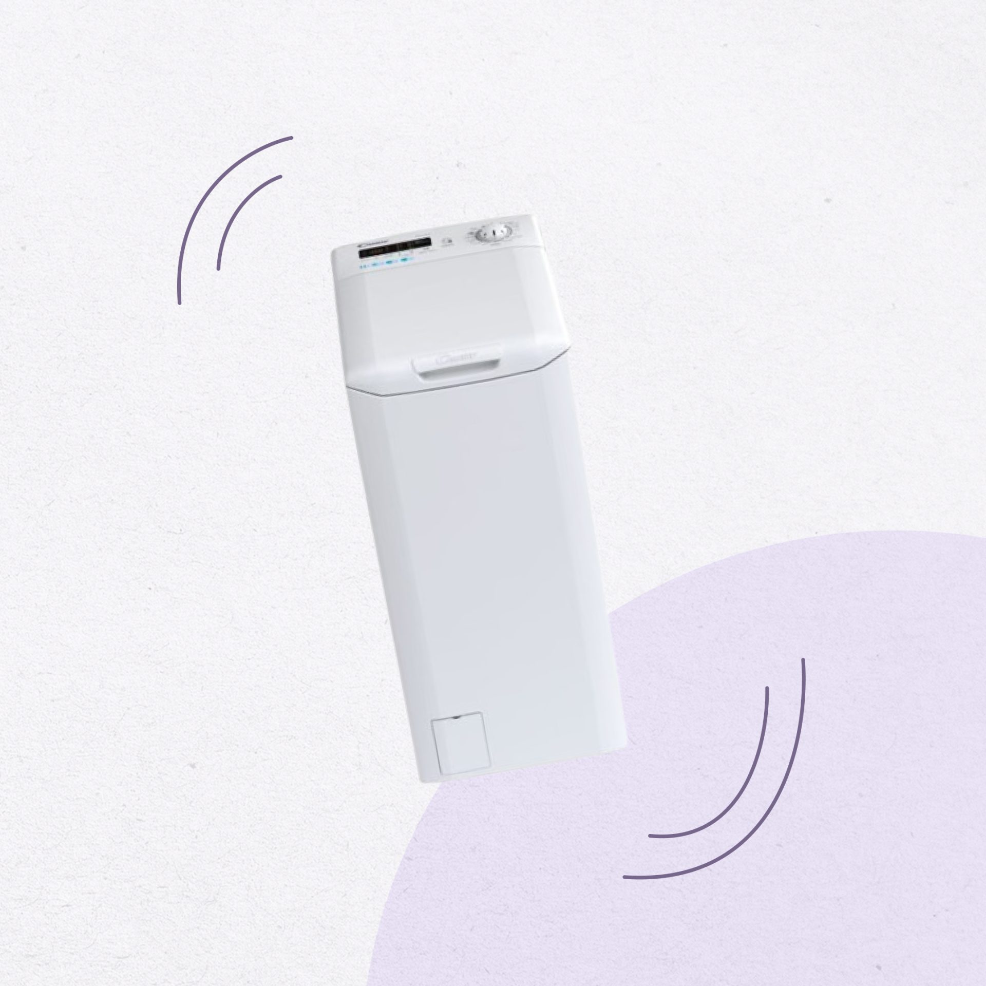 Lave-linge Top 8 kg Candy CSTG 482D2/1-47