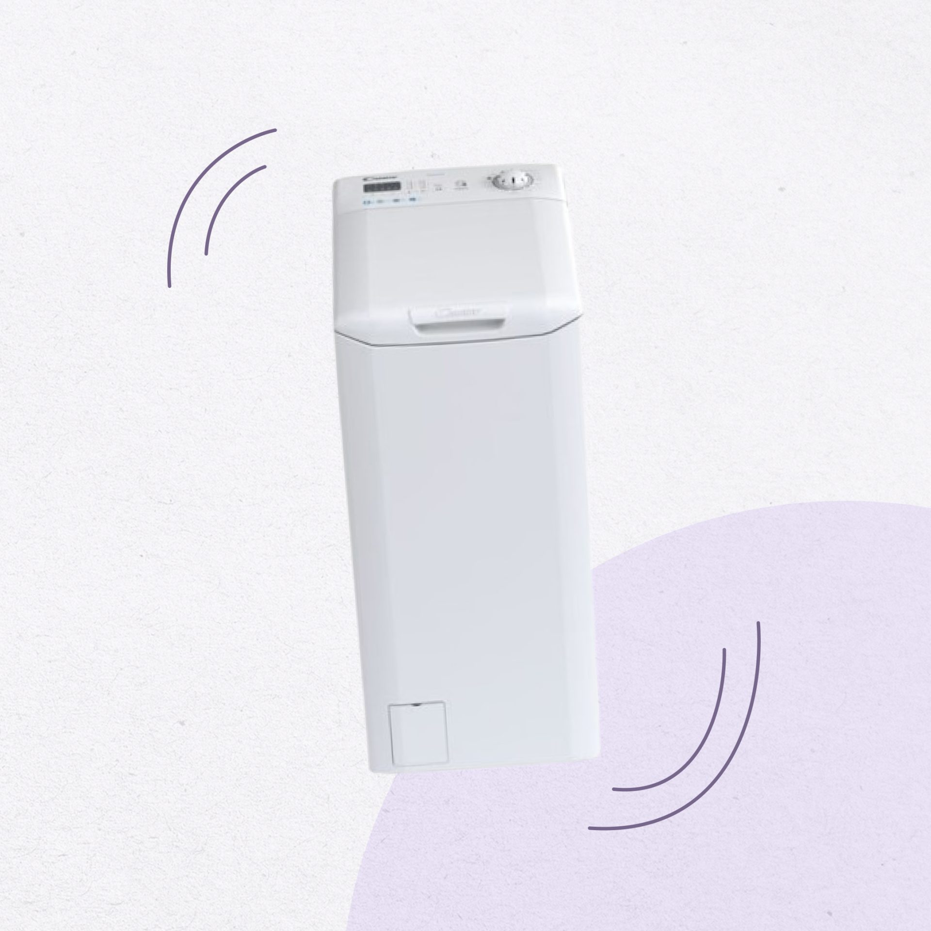 Lave-linge Top 8 kg Candy CSTG 28L2/1-47