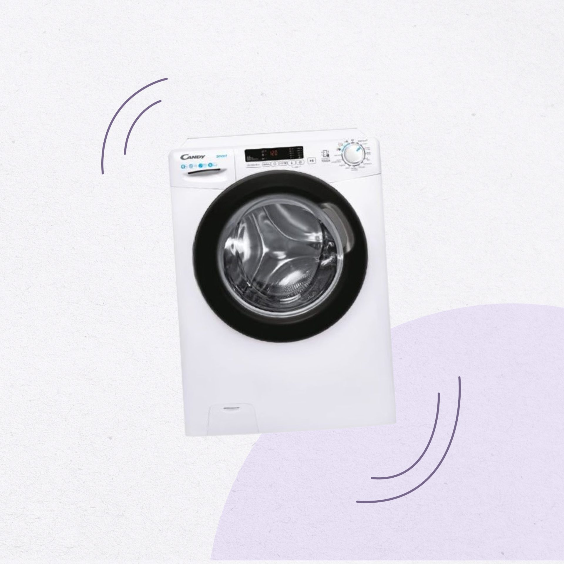 Lave-linge Hublot 9 kg Candy CS 1492DWB4/1-47