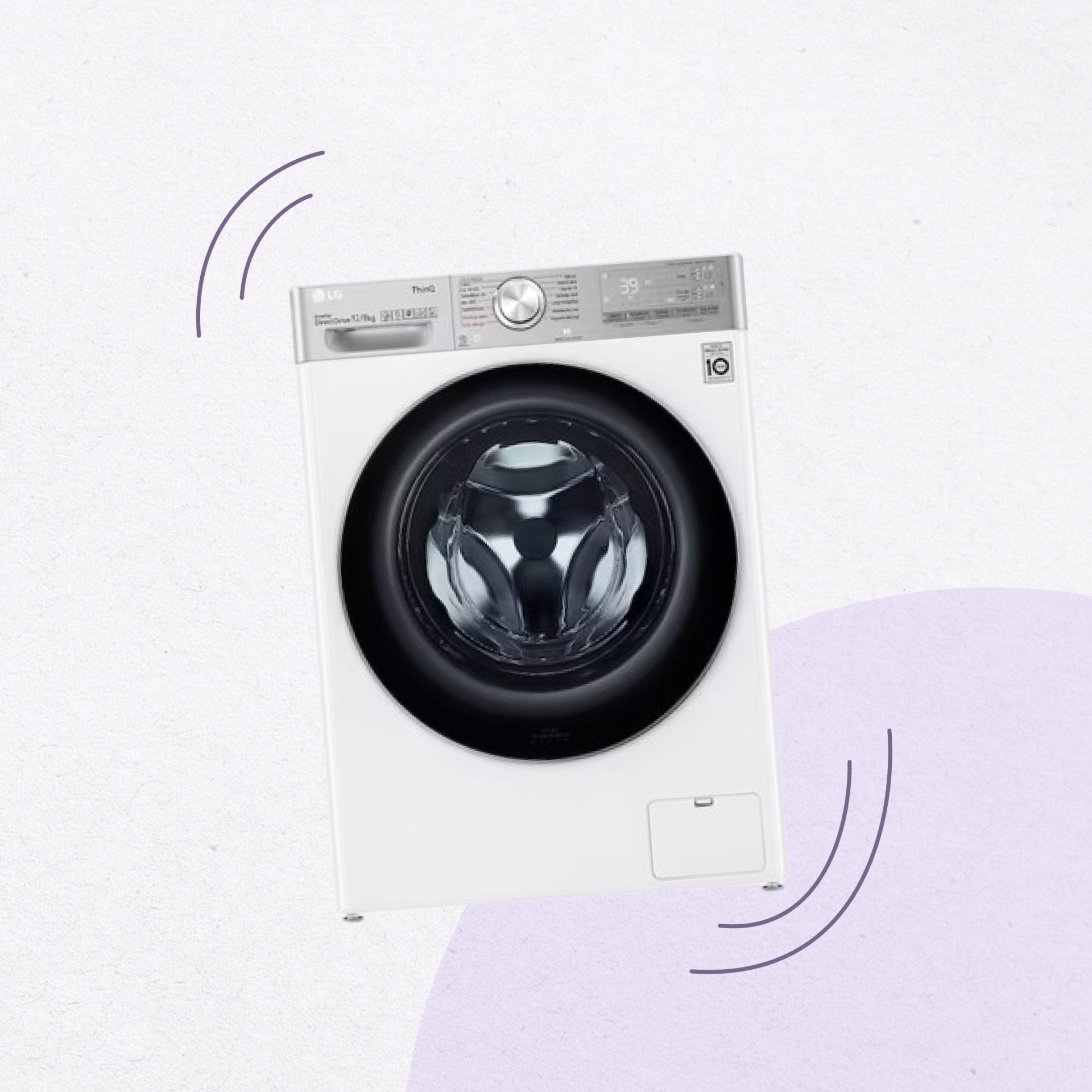 Lave-linge Séchant 9 kg LG F284V92WSTA