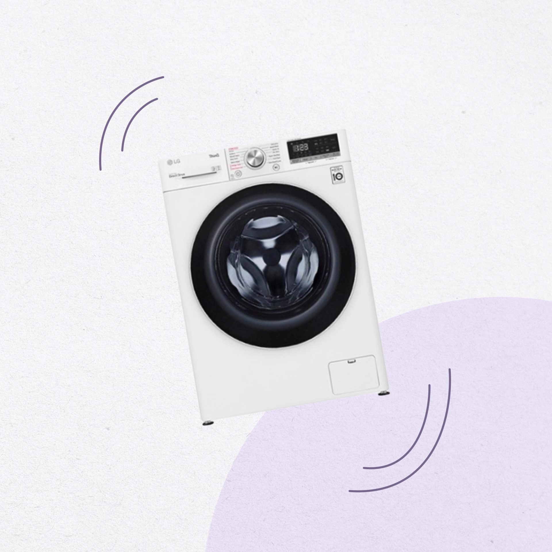 Lave-linge hublot 9 kg LG F94V51WHS