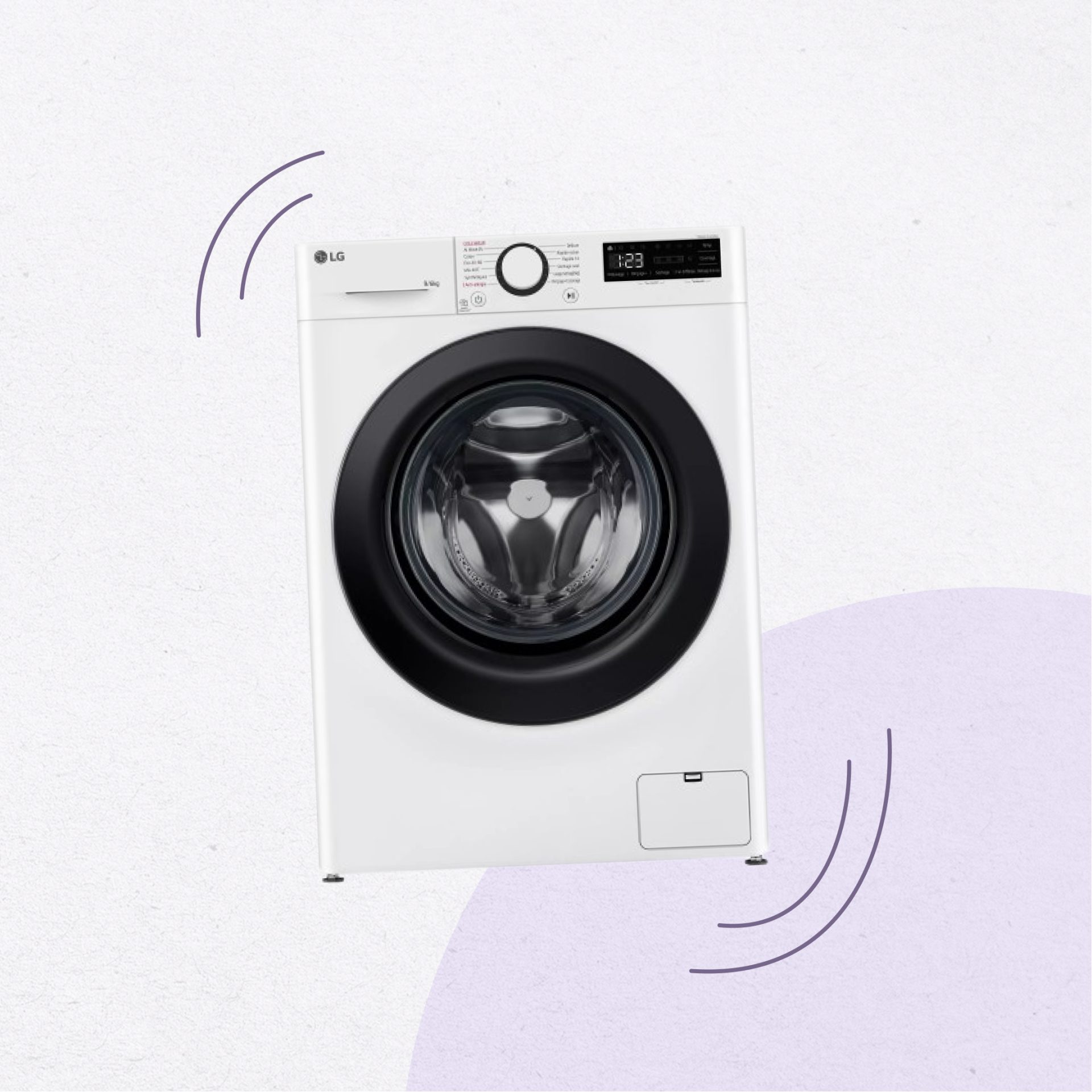 Lave-linge Séchant 9 kg LG F964V31WRS