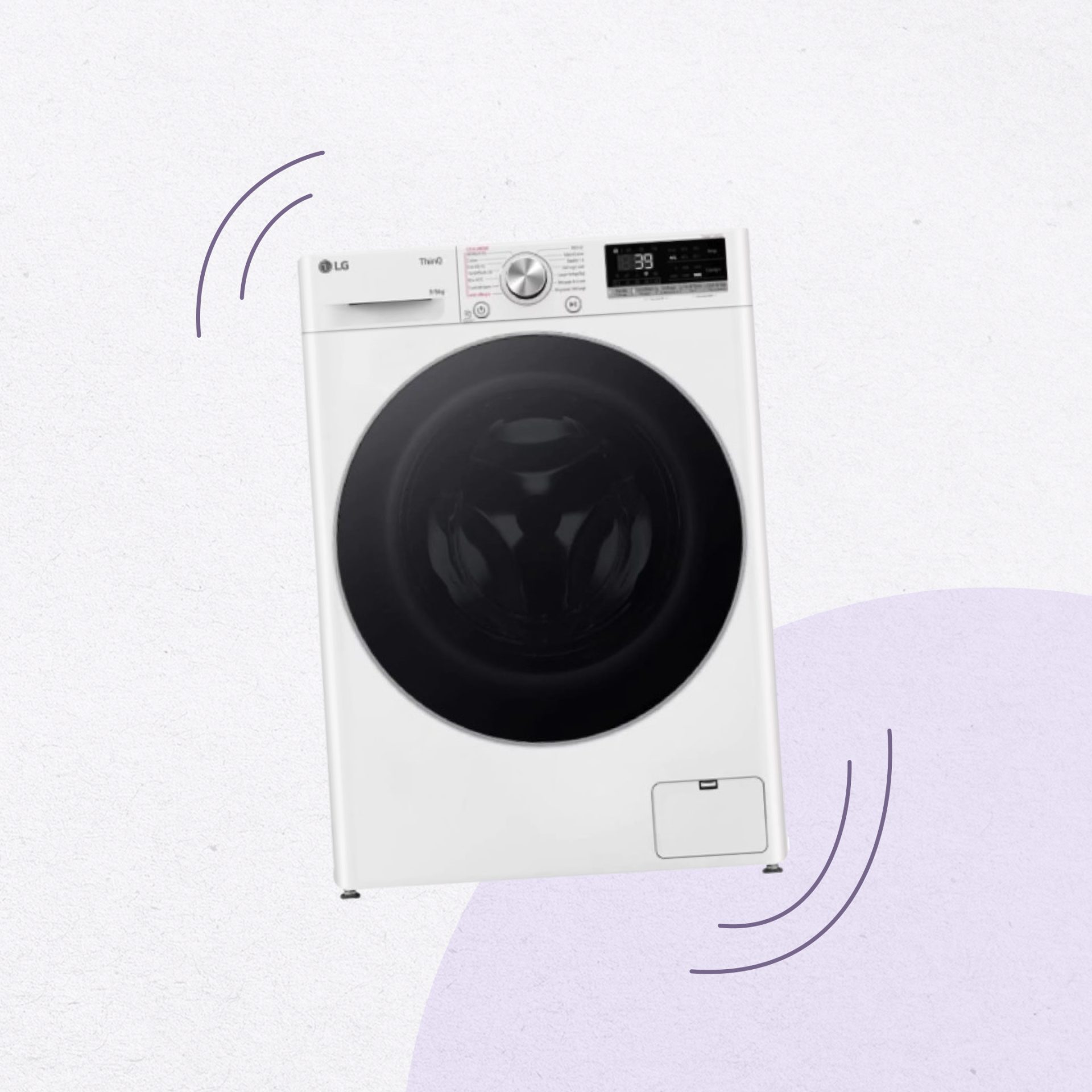 Lave-Linge Séchant 9 kg LG F964R71WRST