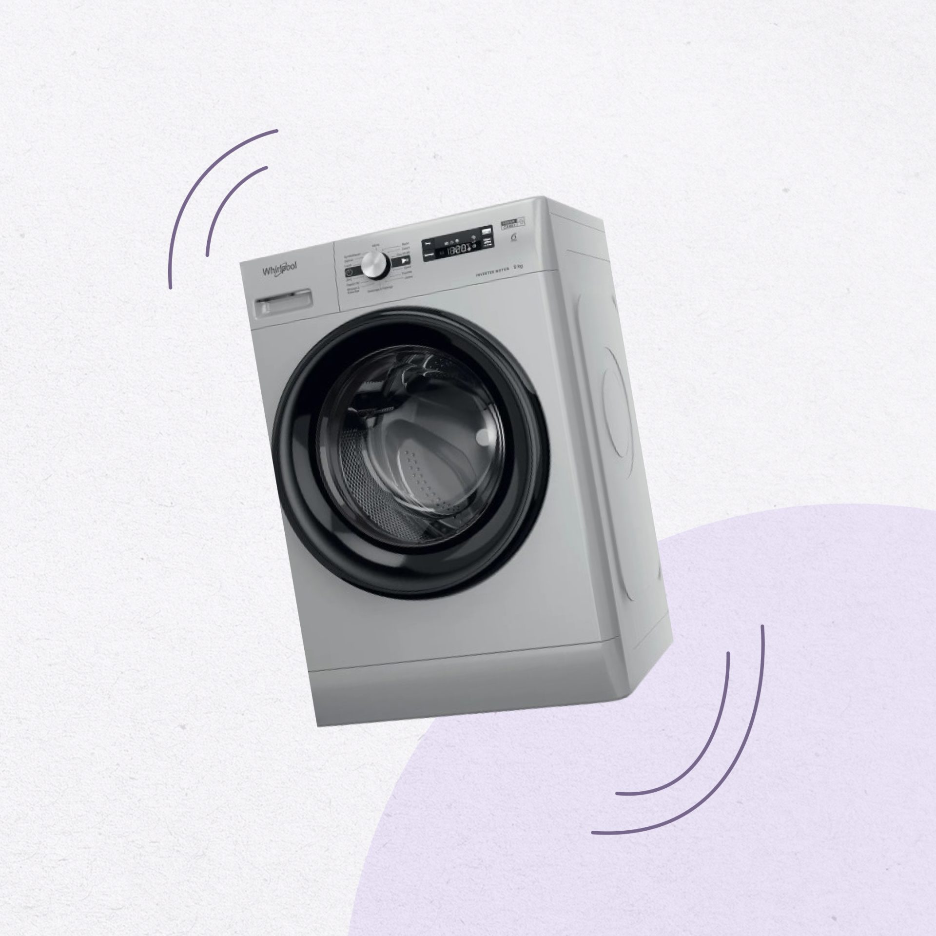 Lave-linge hublot 9 kg Whirlpool FFS9258SBFR