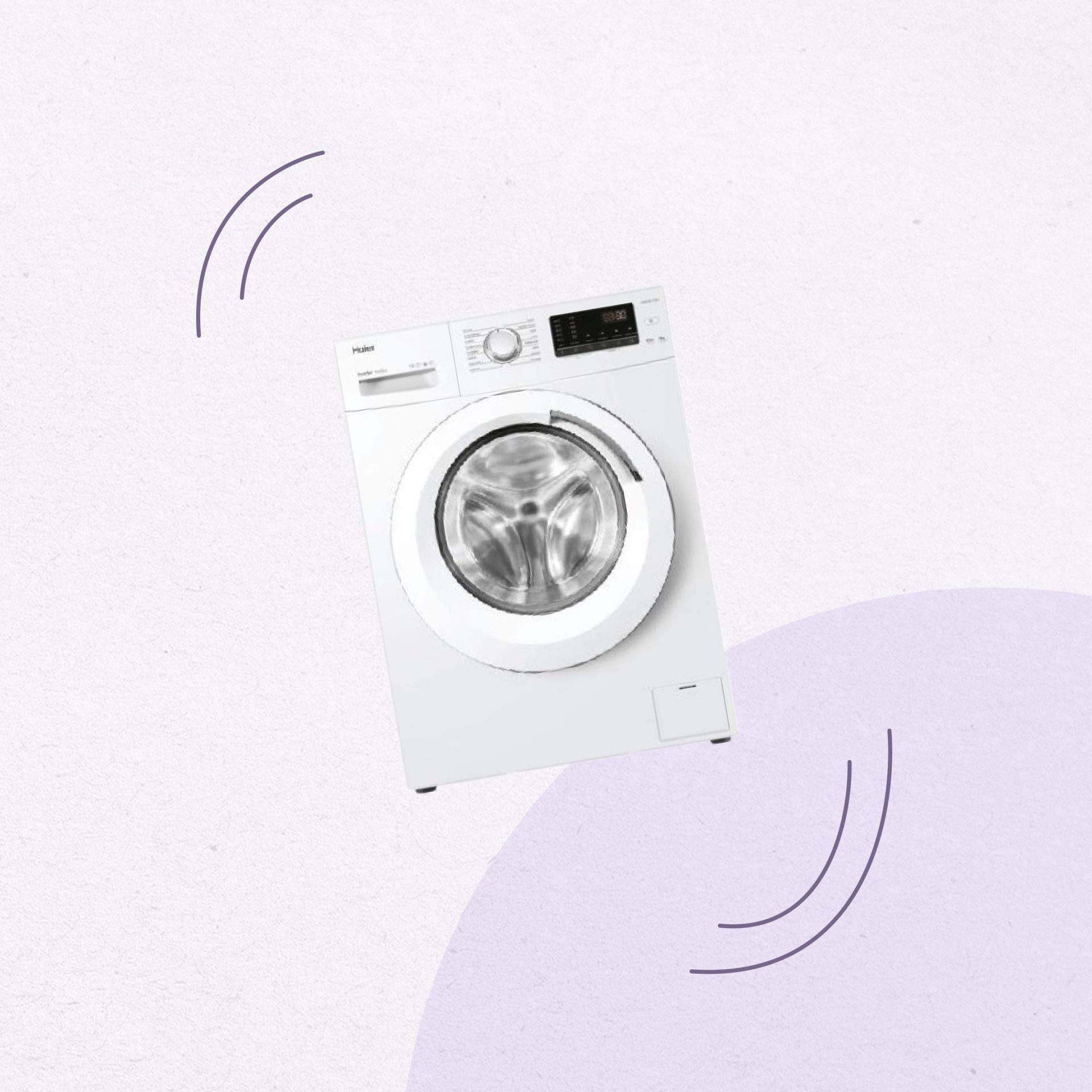 Lave-linge Hublot 8 kg Haier HW80-B14636