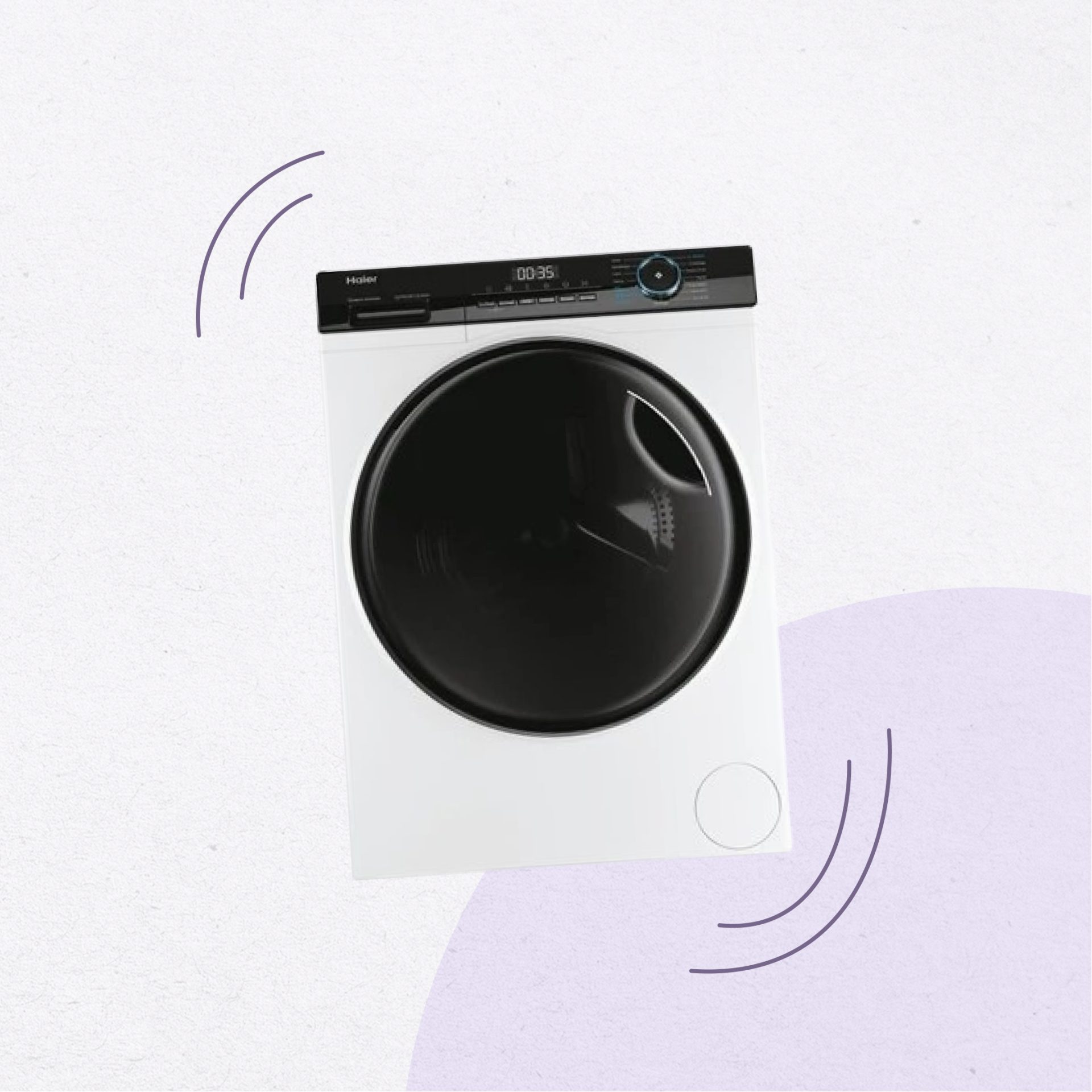 Lave-linge séchant 10 kg Haier HWD100-B14939-FR