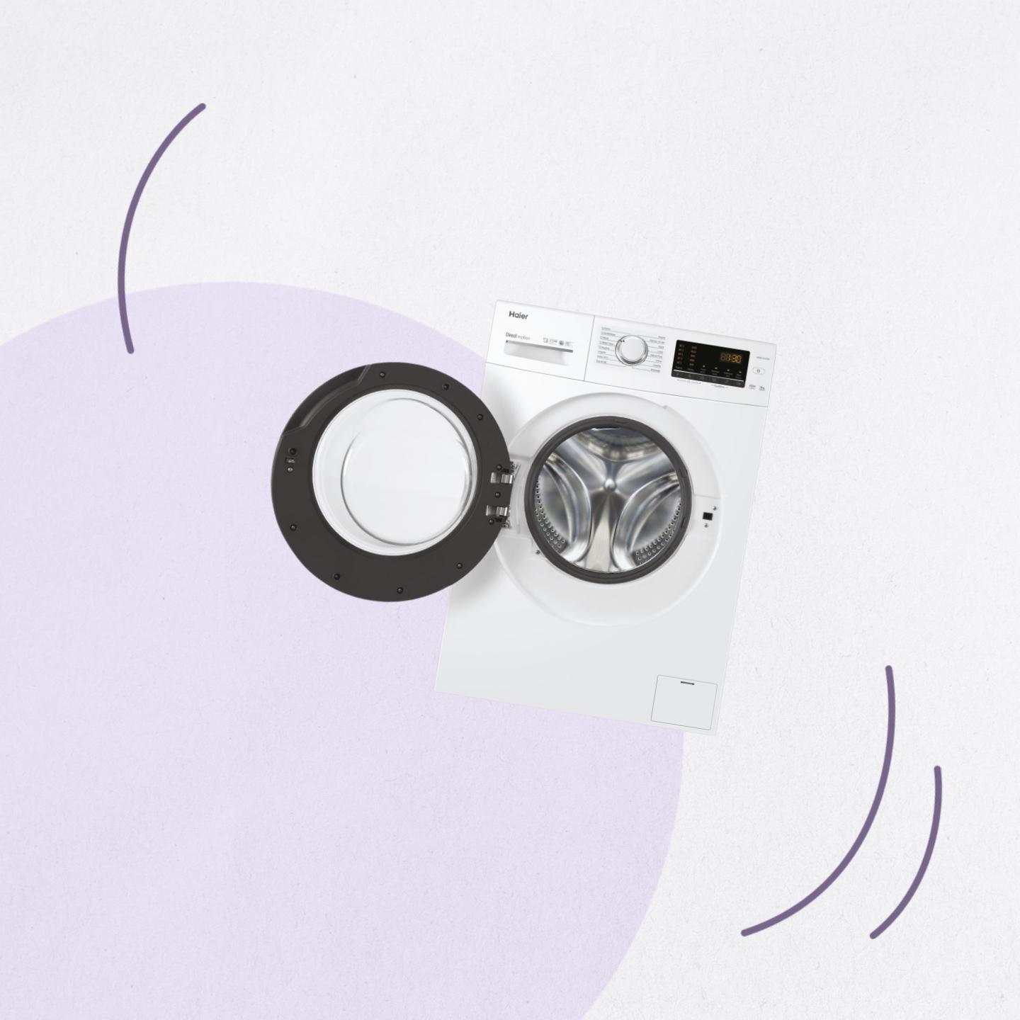 Lave-linge Hublot 8 kg Haier HW80-B1239N