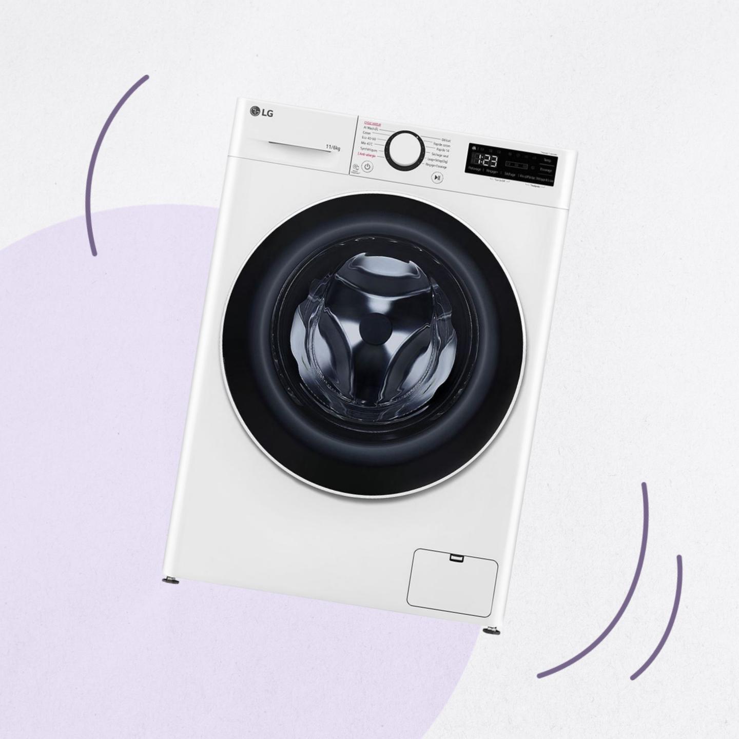 Lave-linge Séchant 11 kg LG F164R50WRS