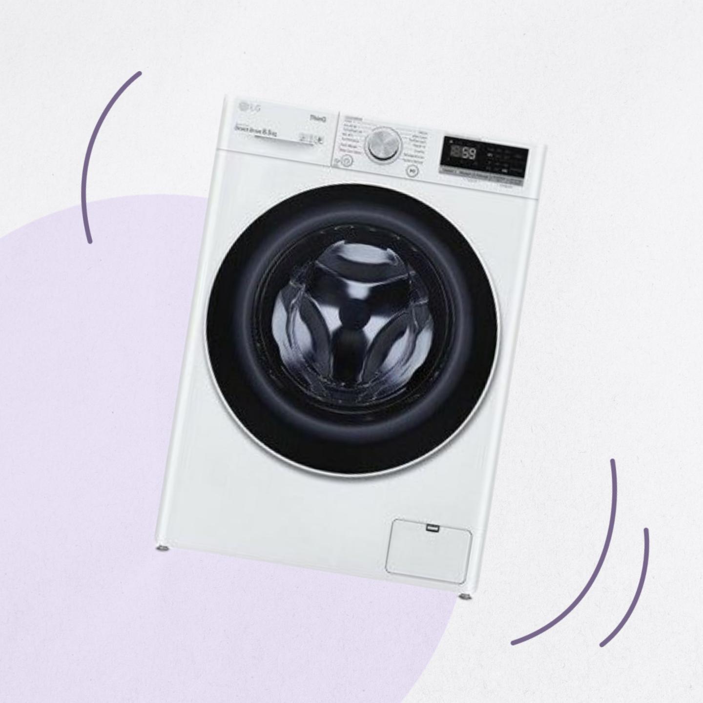 Lave-linge Hublot 8.5 kg LG F82SV50WHS