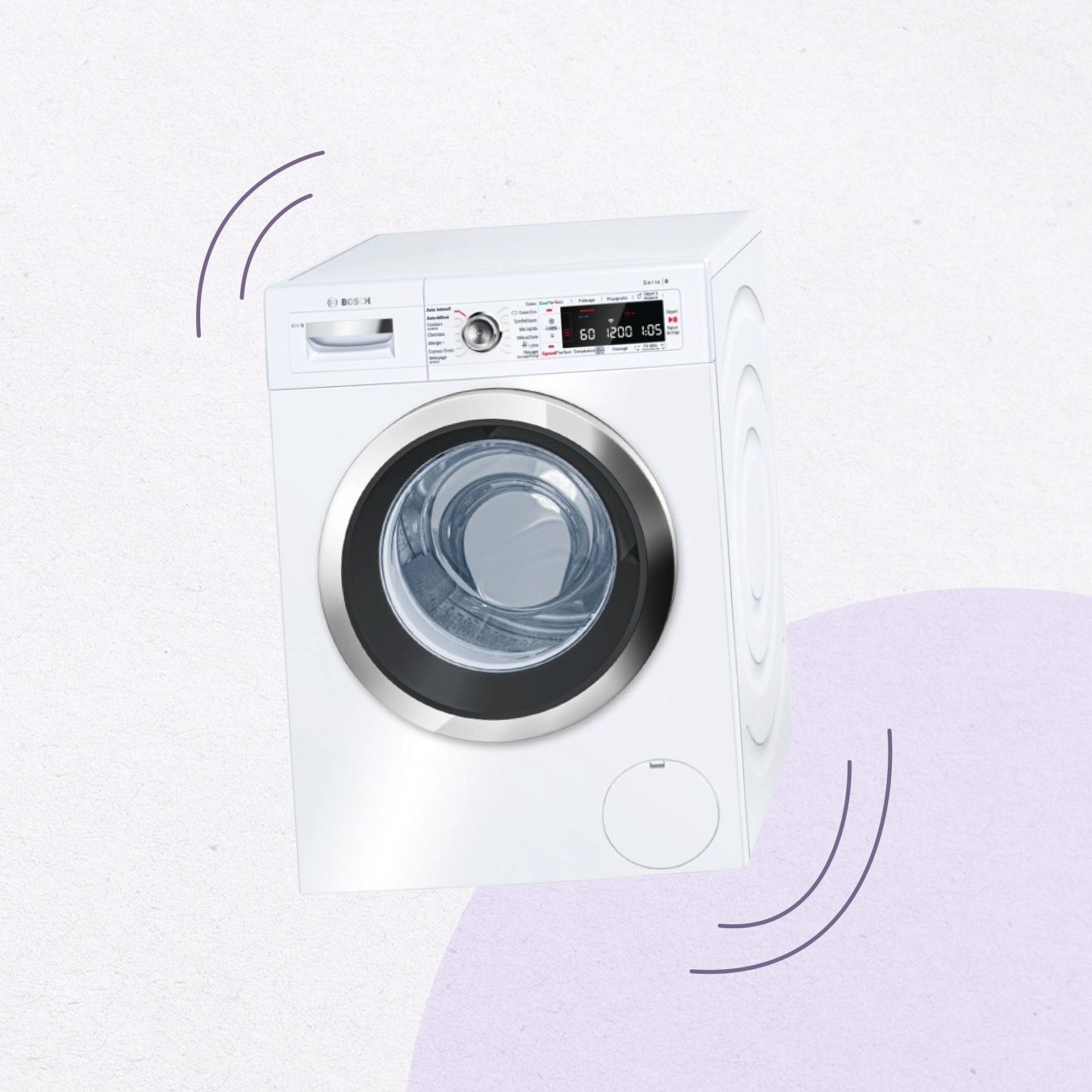 Lave-linge hublot 9 kg Bosch WAWH2660FF