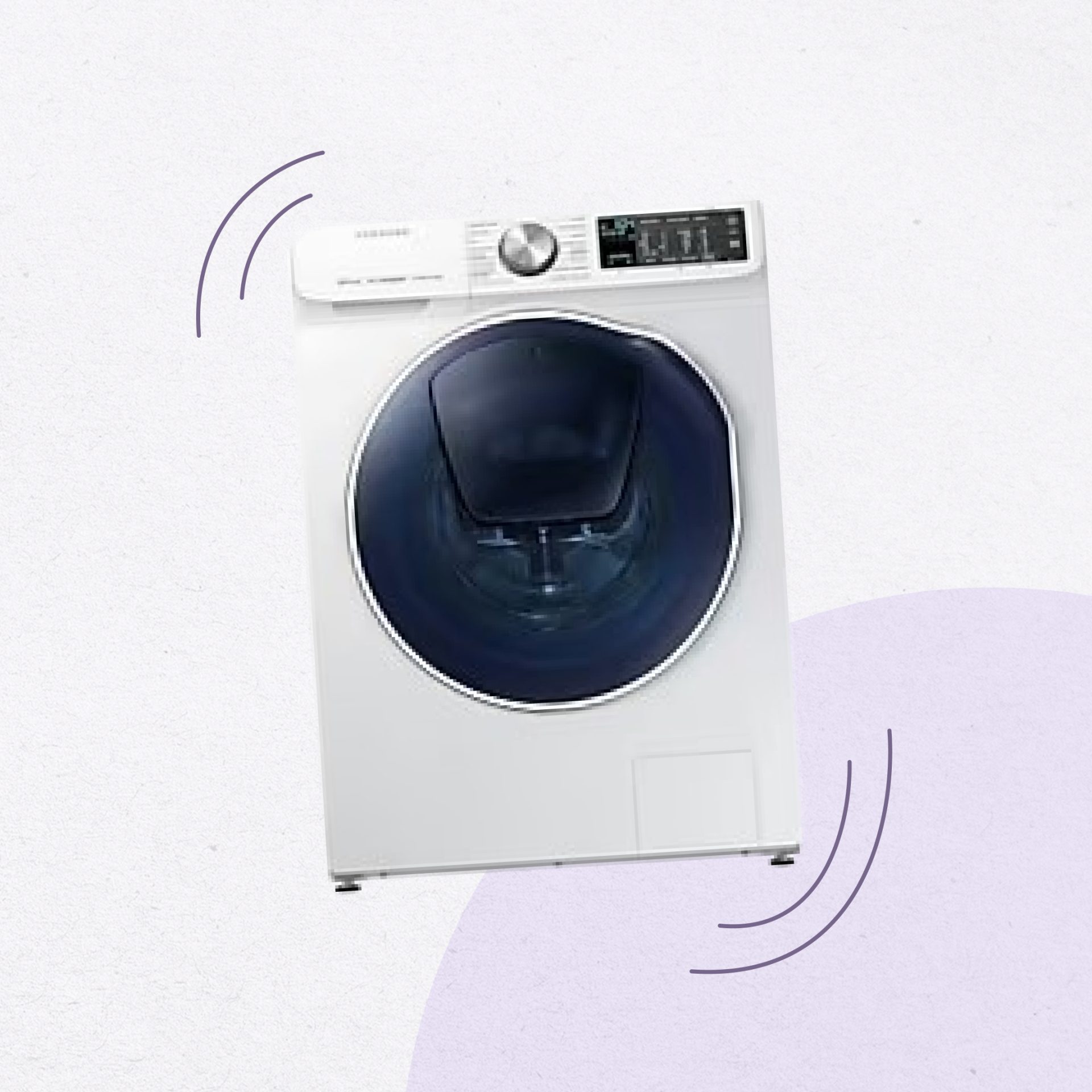 Lave Linge Séchant 9 kg SAMSUNG WD90N645OOM